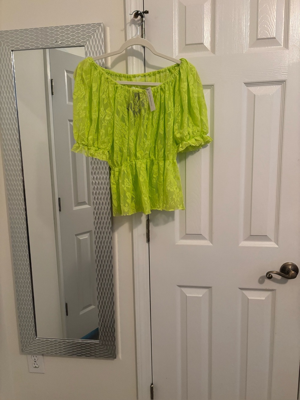 Brand New  lace top/coverup